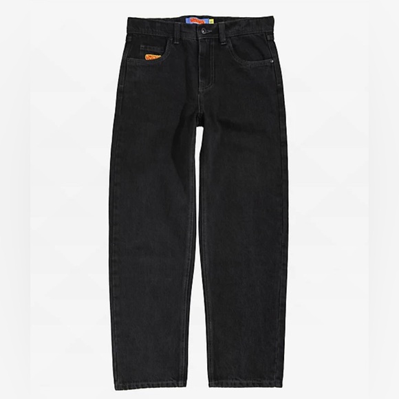 Empyre Pants - EMPYRE -  Loose Fit Black Shmutz Skate Jeans